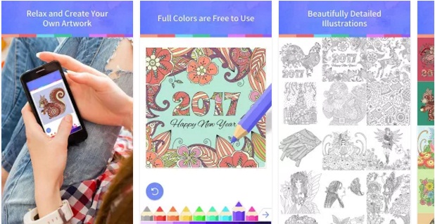 Coloring Book Android Mobile App 2017