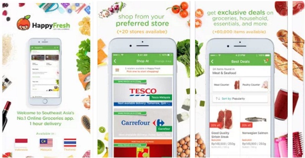 Happy Fresh-Grocery Delivery App
