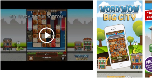 Word Wow Big City-Help Worm App