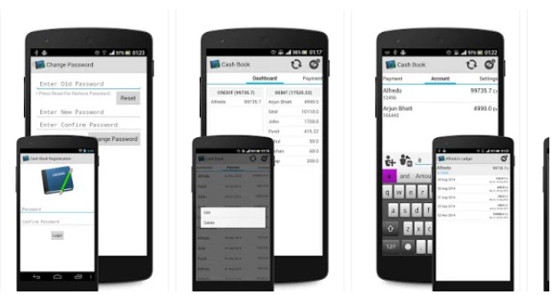 Cash Book Android Mobile App