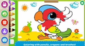 coloring book-kids paint